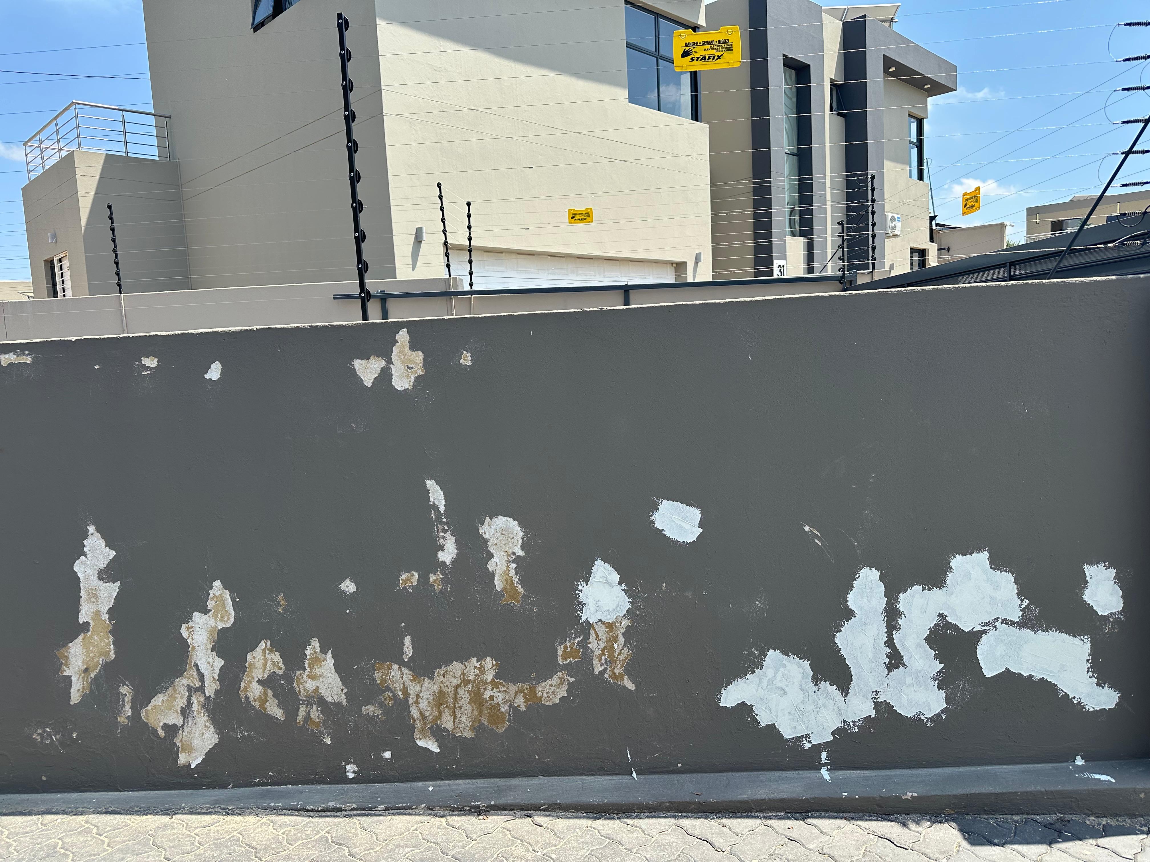 Damp proofing site photo from WhatsApp